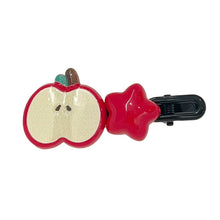 Load image into Gallery viewer, Apple hair clips