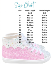 Load image into Gallery viewer, Sprinkle Glitter Hi Top Sneaker pre-order
