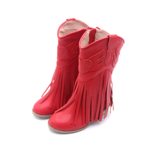 Load image into Gallery viewer, Jolene Fringe Leather Cowgirl Boots - runs narrow, size up!