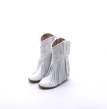 Load image into Gallery viewer, Jolene Fringe Leather Cowgirl Boots - runs narrow, size up!