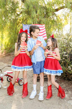 Load image into Gallery viewer, Jolene Fringe Leather Cowgirl Boots - runs narrow, size up!