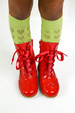 Load image into Gallery viewer, Esmeralda Spanish patent and suede boots