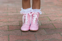 Load image into Gallery viewer, Esmeralda Spanish patent and suede boots