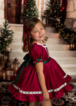 Load image into Gallery viewer, Holly & Ivy in Cranberry (Short Sleeve)