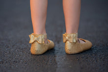Load image into Gallery viewer, Abigale bow back ballet flats - Shimmer & Glitter - Three By The Sea Clothing