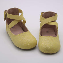 Load image into Gallery viewer, Abigale bow back ballet flats - Shimmer & Glitter - Three By The Sea Clothing