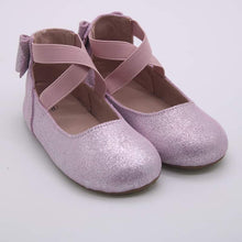 Load image into Gallery viewer, Abigale bow back ballet flats - Shimmer & Glitter - Three By The Sea Clothing