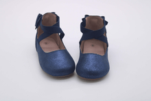 Load image into Gallery viewer, Abigale bow back ballet flats - Shimmer & Glitter - Three By The Sea Clothing