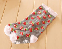 Load image into Gallery viewer, Berry Sweet Strawberry Socks - Three By The Sea Clothing