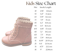 Load image into Gallery viewer, Maple lace scalloped boots PRE-ORDER