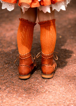 Load image into Gallery viewer, Maple lace scalloped boots PRE-ORDER