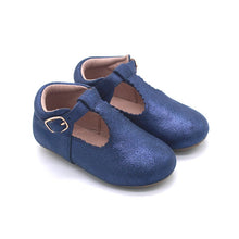 Load image into Gallery viewer, Camille Tbar - Shimmer suede - Three By The Sea Clothing