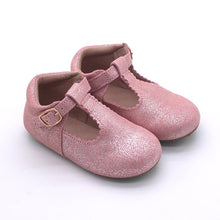 Load image into Gallery viewer, Camille Tbar - Shimmer suede - Three By The Sea Clothing