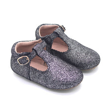 Load image into Gallery viewer, Camille Tbar - Shimmer suede - Three By The Sea Clothing