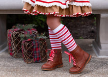 Load image into Gallery viewer, Custom Peppermint shoelaces - MUST PROVIDE LENGTH - Three By The Sea Clothing