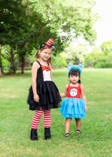 Load image into Gallery viewer, Double Trouble Dress (Cats, Hats & Chaos) - Three By The Sea Clothing