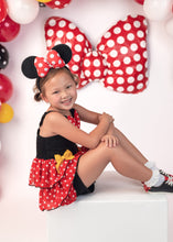 Load image into Gallery viewer, Fab - Bow - Lous Romper Red - Three By The Sea Clothing