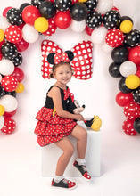 Load image into Gallery viewer, Fab - Bow - Lous Romper Red - Three By The Sea Clothing