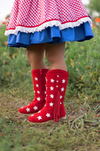 Load image into Gallery viewer, Fast cars and freedom cowboy boots - Kids and Adult - Three By The Sea Clothing