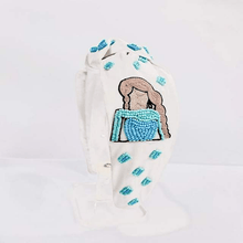 Load image into Gallery viewer, Handcrafted Beaded headband - Three By The Sea Clothing