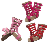Load image into Gallery viewer, JoJo Bow Glitter Gladiators - Three By The Sea Clothing