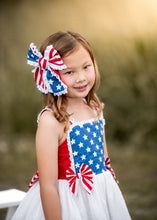 Load image into Gallery viewer, Let Freedom Ring - Hair Bows - Three By The Sea Clothing