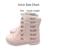 Load image into Gallery viewer, Maple lace scalloped boots PRE-ORDER