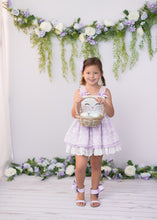 Load image into Gallery viewer, Natalie Bow Sandal Lavender pom pom - Three By The Sea Clothing
