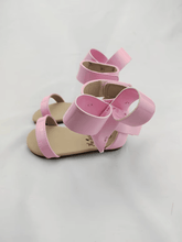 Load image into Gallery viewer, Natalie Patent Leather Bow Sandal - ready to ship - Three By The Sea Clothing