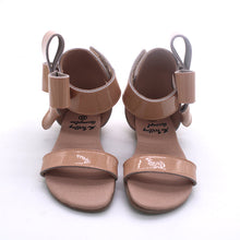 Load image into Gallery viewer, Natalie Patent Leather Bow Sandal