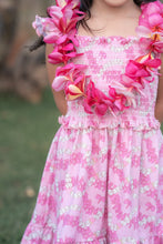 Load image into Gallery viewer, Pink Lei Smocked Dress - Three By The Sea Clothing