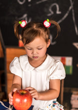 Load image into Gallery viewer, Apple Crochet Hair Clips
