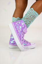 Load image into Gallery viewer, Sequin high top sneakers - Three By The Sea Clothing
