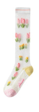 Load image into Gallery viewer, Spring strawberry - tulips - bows mesh socks - Three By The Sea Clothing