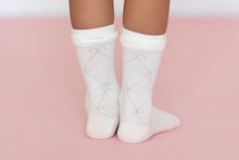 Load image into Gallery viewer, Spring strawberry - tulips - bows mesh socks - Three By The Sea Clothing