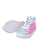 Load image into Gallery viewer, Sprinkle Glitter Hi Top Sneaker pre - order - Three By The Sea Clothing