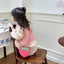 Load image into Gallery viewer, Strawberry crochet purse - Three By The Sea Clothing