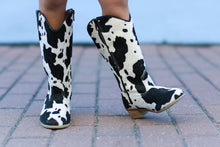 Load image into Gallery viewer, Taylor Cowgirl Calf Hair Boots - Three By The Sea Clothing