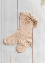 Load image into Gallery viewer, 2023 Spring Socks - Crochet (with Bows) Type 1 - Three By The Sea Clothing
