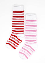 Load image into Gallery viewer, Peppermint Sock Bundle (Set of 2 pairs) - Three By The Sea Clothing
