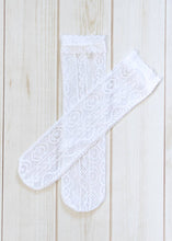 Load image into Gallery viewer, Spring Socks - OG Lace - Three By The Sea Clothing
