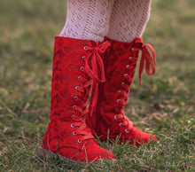 Load image into Gallery viewer, Luxe Tall Lace Boots - ready to ship
