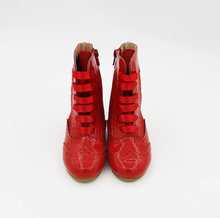 Load image into Gallery viewer, Esmeralda Spanish patent and suede boots
