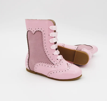 Load image into Gallery viewer, Esmeralda Spanish patent and suede boots

