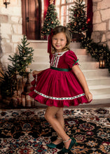 Load image into Gallery viewer, Holly &amp; Ivy in Cranberry (Short Sleeve)
