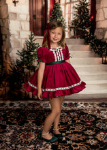 Load image into Gallery viewer, Holly &amp; Ivy in Cranberry (Short Sleeve)
