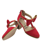 Load image into Gallery viewer, Scarlet sweetheart heels
