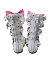 Load image into Gallery viewer, Cece's Sprinkle Gladiator Sandal pre-order
