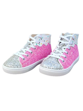 Load image into Gallery viewer, Sprinkle Glitter Hi Top Sneaker pre-order
