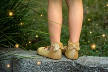 Load image into Gallery viewer, Abigale bow back ballet flats - Shimmer &amp; Glitter - Three By The Sea Clothing
